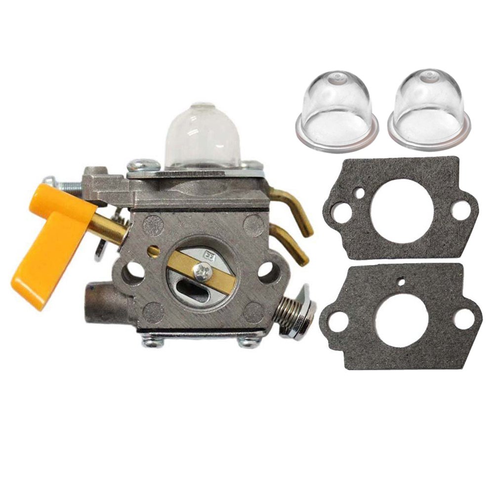 HIPA carburetor C1U-H60 308054013 308054012 308054004 308054008 with 2 Primer Bulb for 25cc 26cc 30cc Ryobi Homelite String Trimmer Brush Cutter