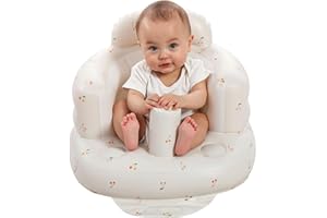 YAZXGBO Inflatable Baby Seat for Babies 4-36 Months Inflatable Baby Chair Infant Back Support Sofa Newborn to Toddler Portable Baby Floor Seats for Sitting Up Baby Floor Seater