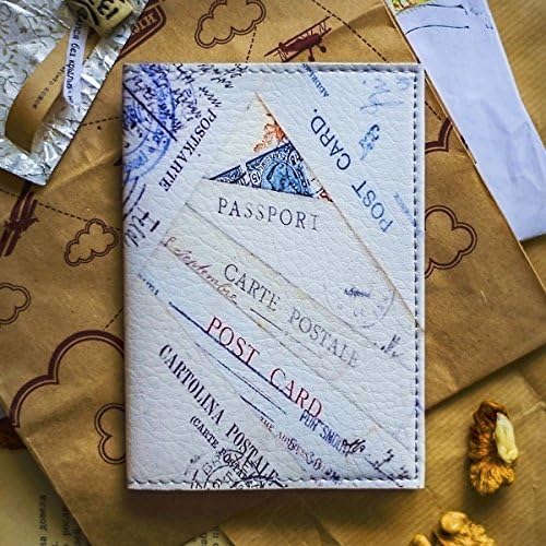 Passport Covers - Cute Passport Case - Passport Book Cover - Leather Passport Holder for Men - Leather Passport Holders - Mr and Mrs Passport Covers - Designer Passport Cases - Post Cards