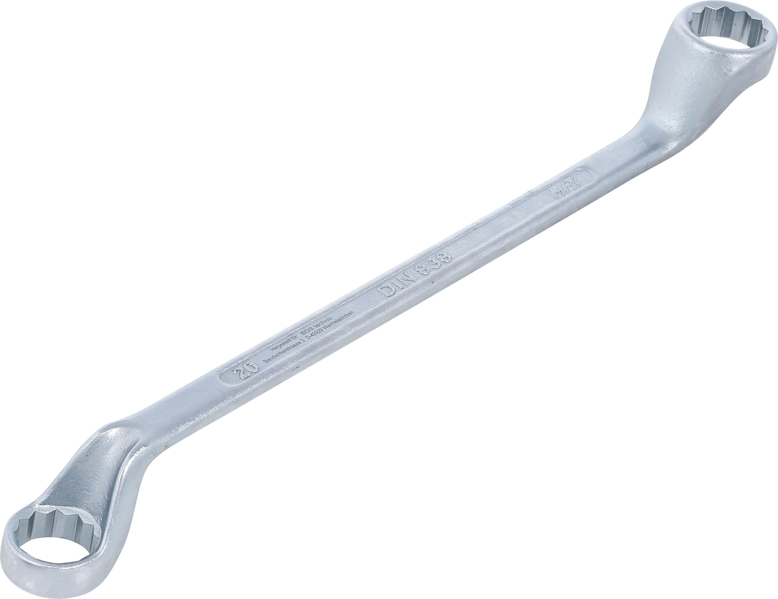 BGS 1214-20x22 | Double Ring Spanner, offset | 20 x 22 mm