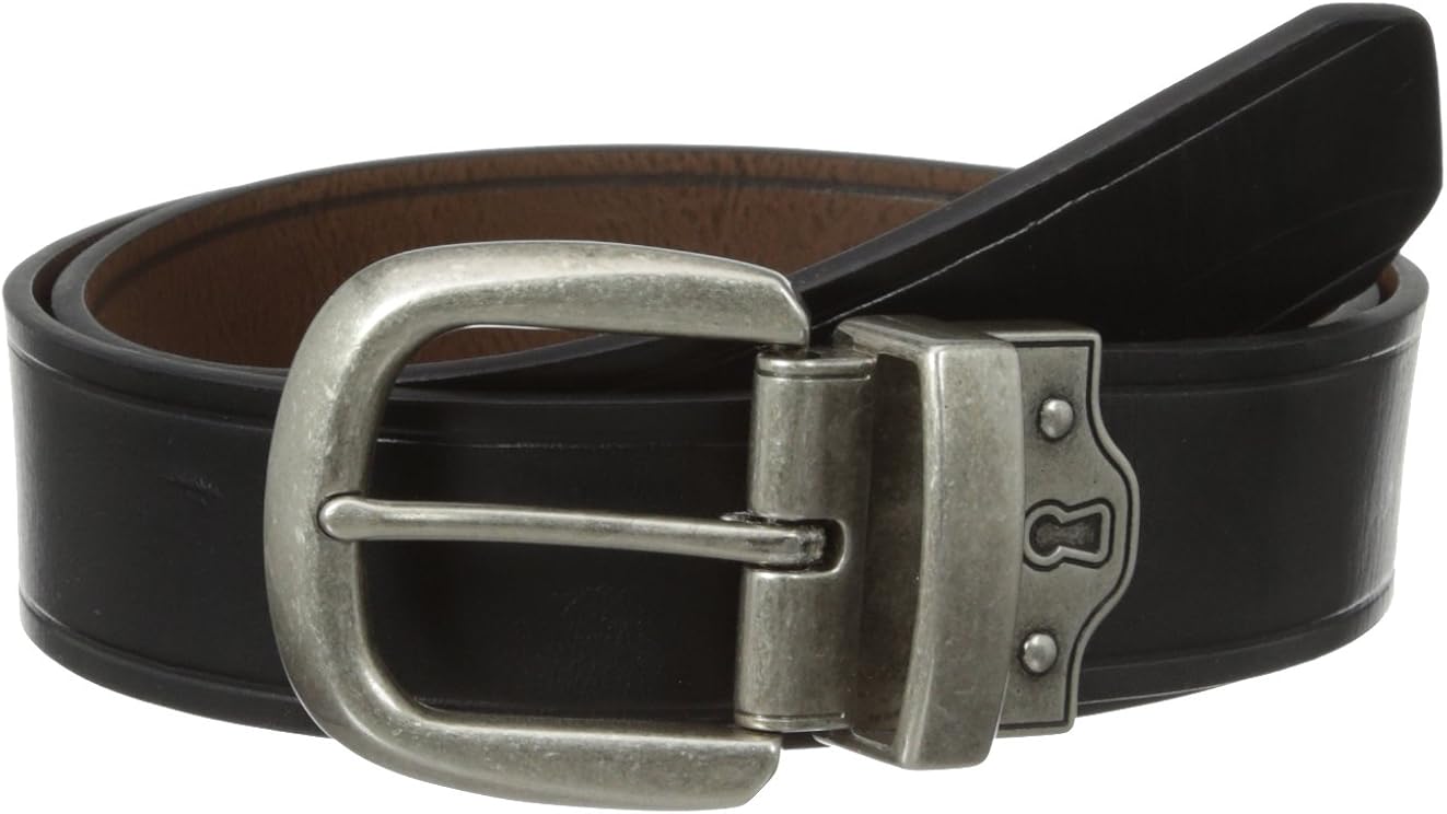 Fossil Women's Keyhole Reversible Belt, Black, Small at Amazon Women’s