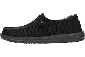 HEYDUDE Wendy Stretch Sox, Women’s Shoes, Women’s Slip-on Loafers, Comfortable & Light-Weight