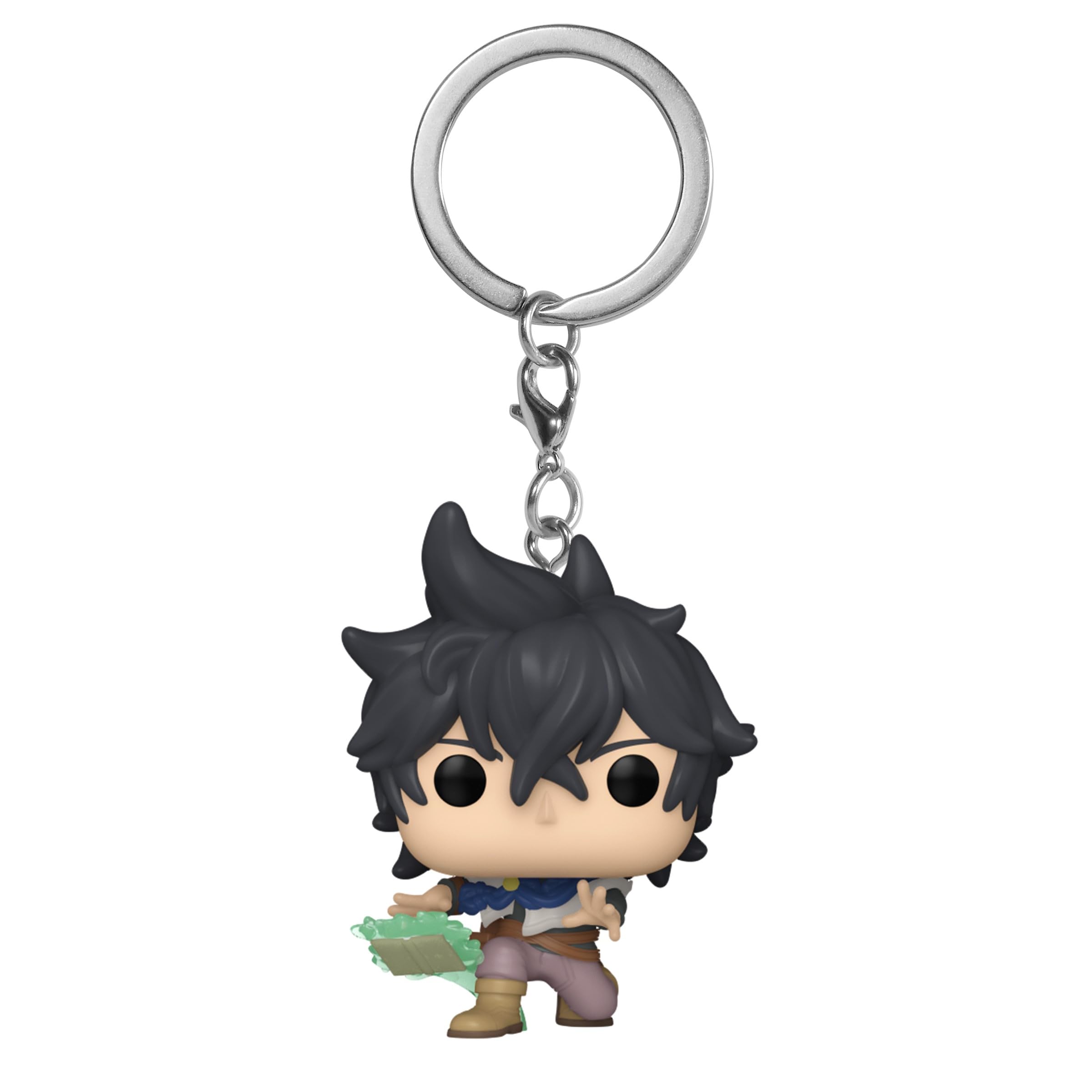 Funko Pop! Keychain: Black Clover - Yuno Novelty Keyring - Collectable Mini Figure - Stocking Filler - Gift Idea - Official Merchandise - Anime Fans - Backpack Decor