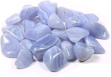 blue lace agate polished