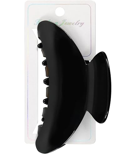 Large Acetate Hair Claw Clip 4 Inch Strong Hold Y2K Trendy Y2K Hair Claw, Solid Color Jelly Acetate Clip for  main image 4