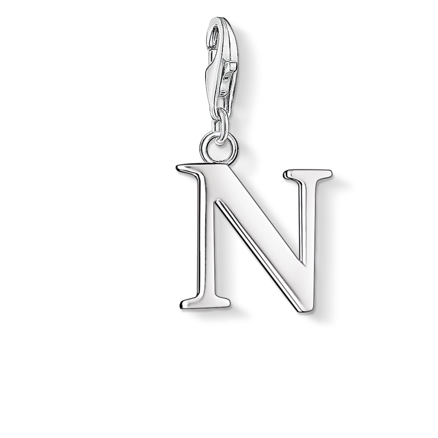 Thomas Sabo Women Charm Pendant Letter N Charm Club 925 Sterling Silver 0188-001-12 โ image 1