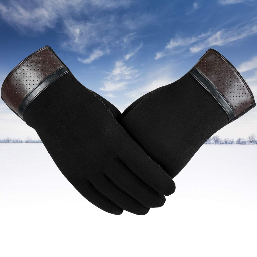 VBIGER Mens Winter Gloves Touch Screen Cycling Gloves M