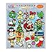Christmas Holiday Gel Window Clings for Kids - Xmas Window Stickers for Toddlers, Santa Gel Clings, Rudolph Window Decals Kids Jelly Reusable Sticker - Home Car Plane Airplane Activities (Jesplay USA)