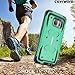 COVRWARE Galaxy S7 Edge [Aegis Series] + Full-Coverage Screen Protector, Heavy Duty Rugged Full-Body Armor Holster Case [Belt Swivel Clip][Kickstand] For Samsung Galaxy S7 Edge, Teal (CW-S7EG-AG12)