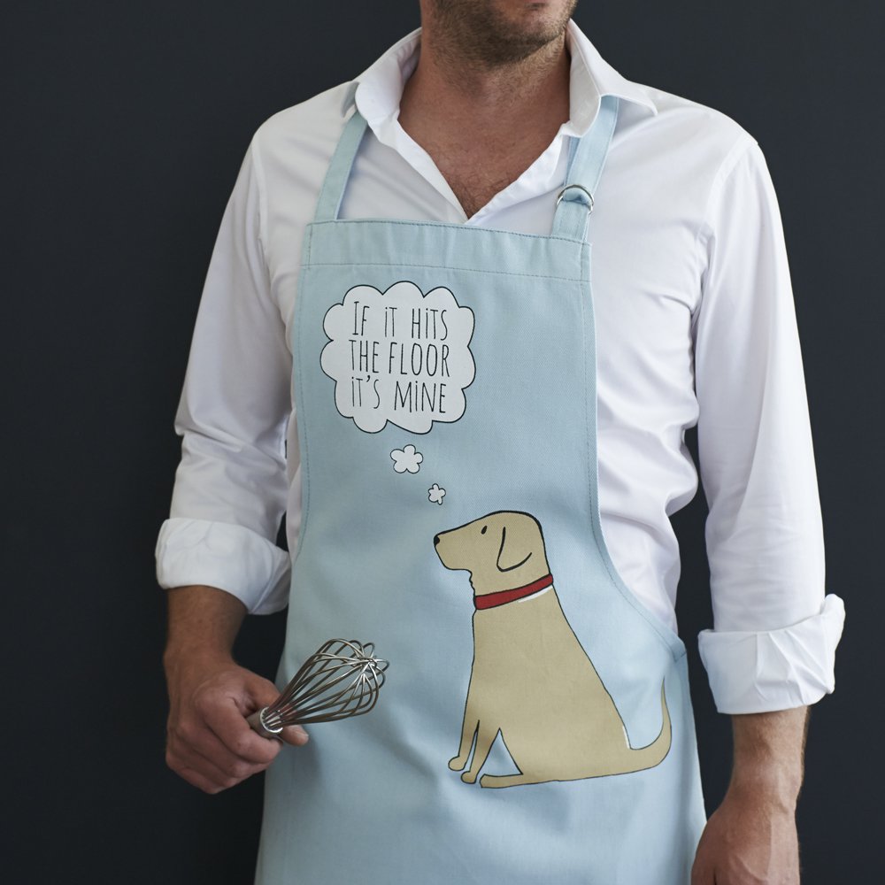 Sweet William Yellow Labrador apron