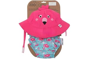 Zoocchini Swim Diaper and Sun Hat Set Frog