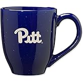Rico Industries NCAA 16 oz Team Color Laser Engraved Speckled Ceramic Coffee Mug (P, Q & R Schools)