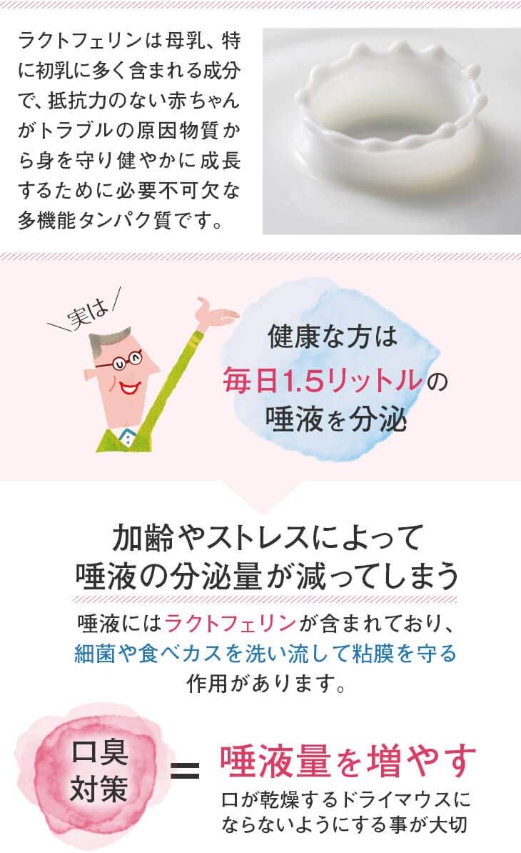 Amazon 公式店販売 口腔用ラクトフェリン 60粒入 30日分 日本予防医薬 日本予防医薬 サプリメント ビタミン