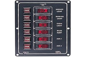 Sea Dog 422110-1 Vertical Aluminum Switch Panel