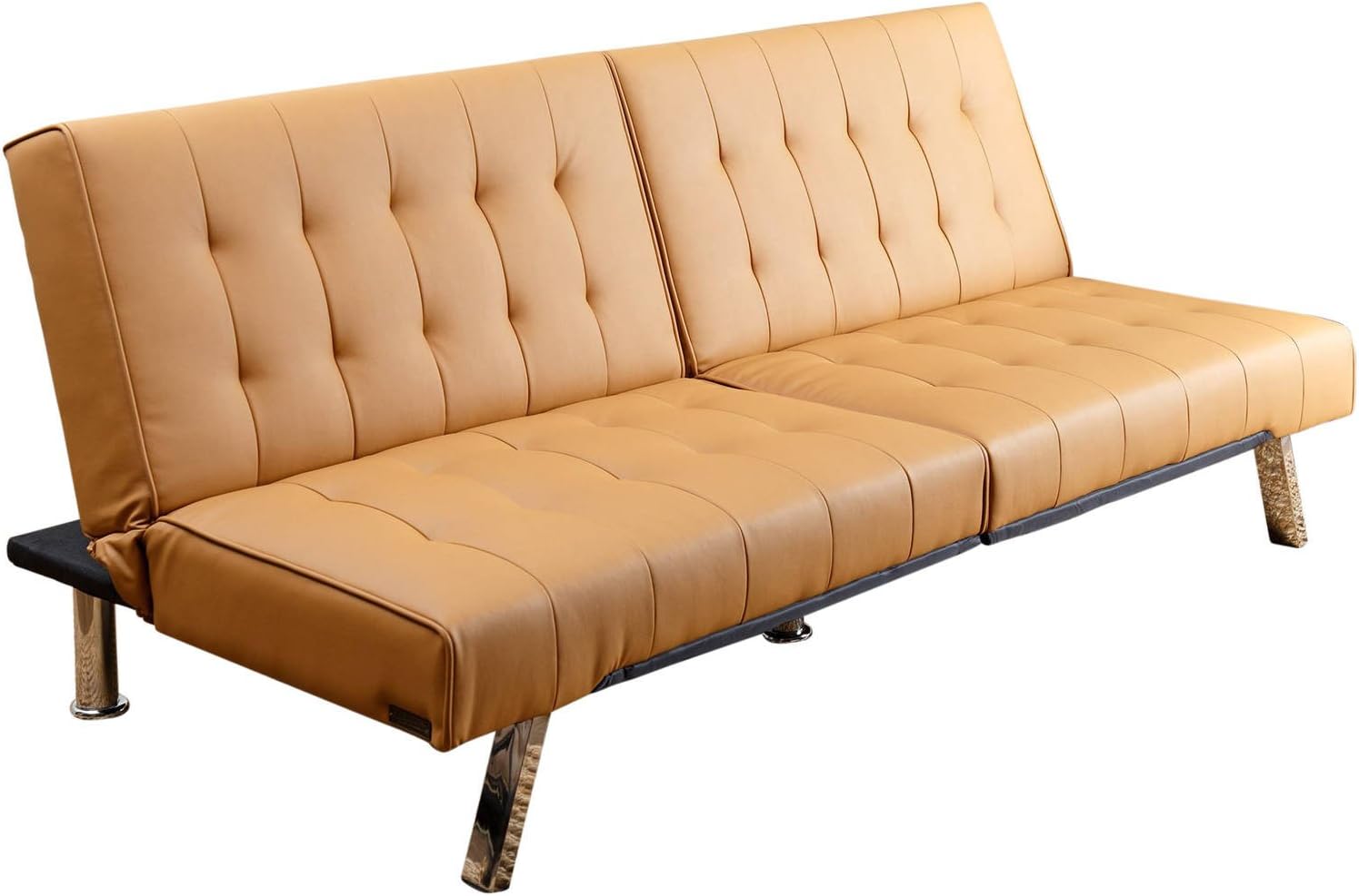 Dual Adjustable Split Sofa Back Durable Faux Upholstery