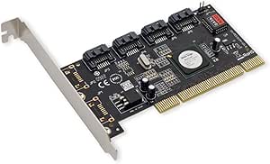 Syba SY-PEX40013 PCI Express SATA II 4x Ports RAID Controller Card, JMB Chipset