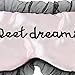 Lisli Comfort Silk Eye Mask for Sleep or Travel Comfortable-adjustable Lace Mask (pink)