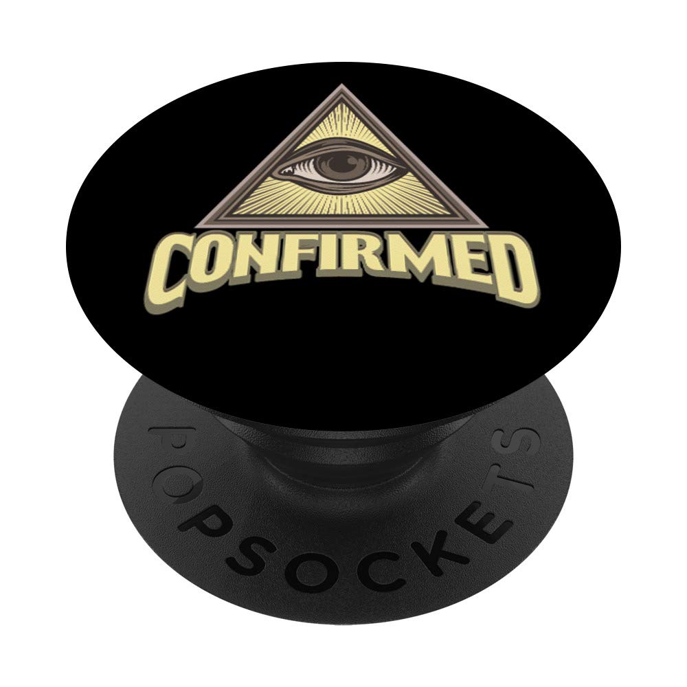 Alien Eye Secret Illuminati Society Confirmed Egyptian PopSockets Grip and Stand for Phones and Tablets