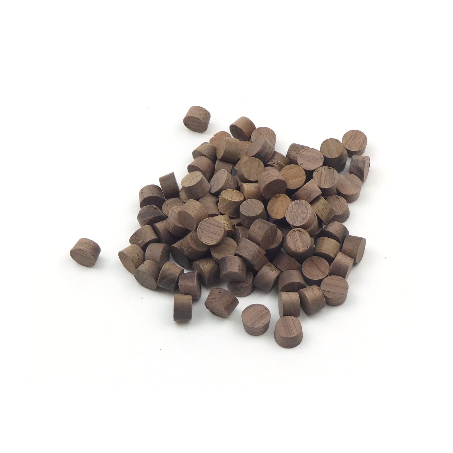 10mm Walnut Flat Head Cross Grain Plug - Pack of 100