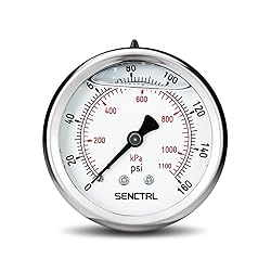 SENCTRL 0-160 Psi Glycerin Liquid Filled Air