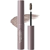 JUDYDOLL 2 IN 1 Eyebrow Mascara，Waterproof Eyebrow Makeup for Natural Feathered Brows，Smooth Clump-Free Formula, Natural, Strong Hold & Long-Lasting, for Beginners (04 Drak Brown)