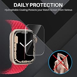 LϟK 8 pack TPU Screen Protector for Apple Watch