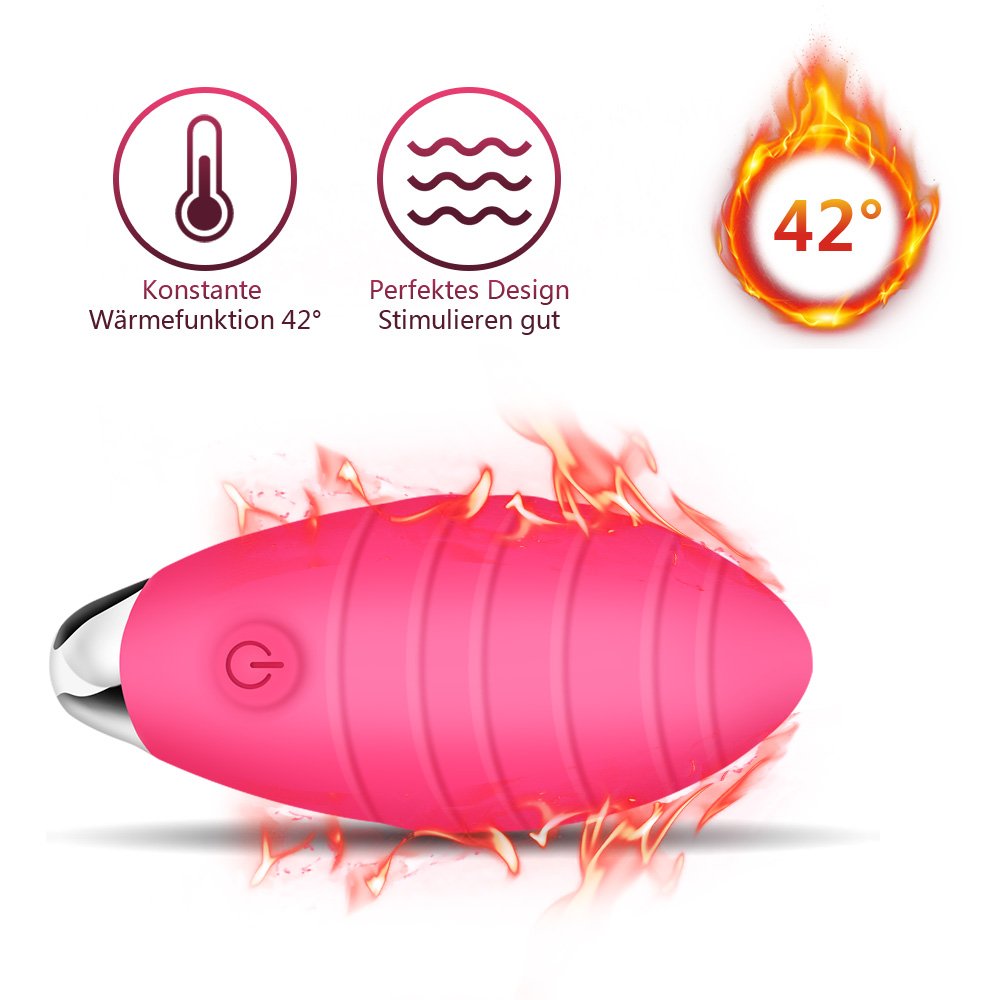 Liebeskugeln Frauen Silikon Ben Wa Balls mit Fernbedienung MEROURII Sexspielzeug Frauen Set Clit Stimulator Sexspielzeug für Frauen und Paare Wärmefunktion 7 Vibrationsmodi, wasserdicht, medizinischevibro ei stark frauen silikon und trainin