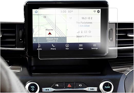 Amazon Com Ruiya Fit For 21 Ford Explorer Sync 3 8in Navigation Control Screen Protectors 2pcs Pet Plastic Center Touch Hd Crystal Clear In Dash Navigation Protective Film