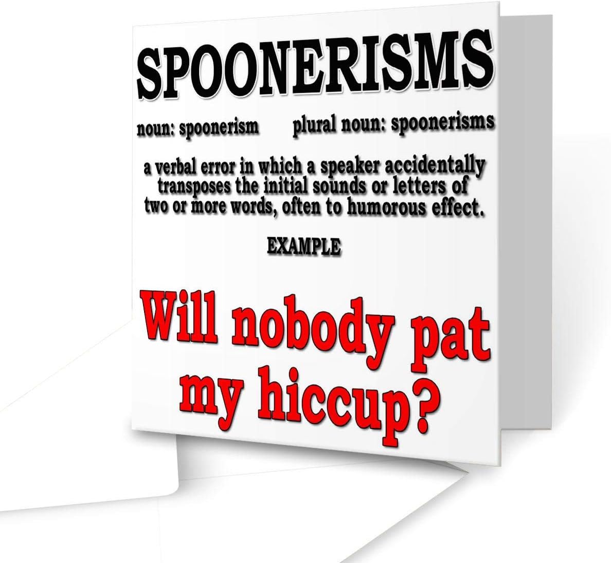 Contrepeterie Sera Plus Personne Ne Sera Pat My Tire Une Carte De Vœux Montrant Une Jouer Sur Les Mots Carre Carte De Voeux Amazon Fr Fournitures De Bureau