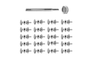 62pc Corrosions Stainless Steel Fastener Tool 10mm Screw Clips for Secure Marine Boats Tent Tarps Mounting Stainless Steel Tu