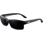 Locs 91273 Wood Grain Sunglasses + Pouch + Activation Card | Includes microfiber pouch and activation card for product protection. Ideal for driving &amp; daily wear.