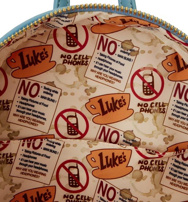 Loungefly Gilmore Girls Luke's Diner Domed Coffee Mug Double Strap Shoulder Bag