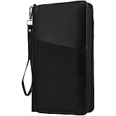 Leather Passport Holder Family, RFID Blocking Passport Wallet, Travel Essentials Premium Wallets