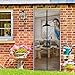 Magnetic Screen Door, Hip2cart Screen Door Magnets Heavy Duty Reinforced Mesh Full Frame Velcro Fits Door Size up to 35×82 Inch