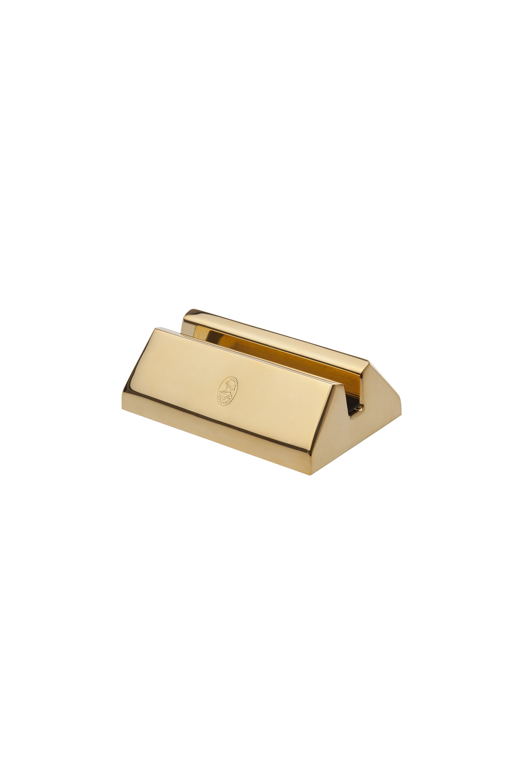 El Casco M670L Business Card Holder - 23 Carat Gold