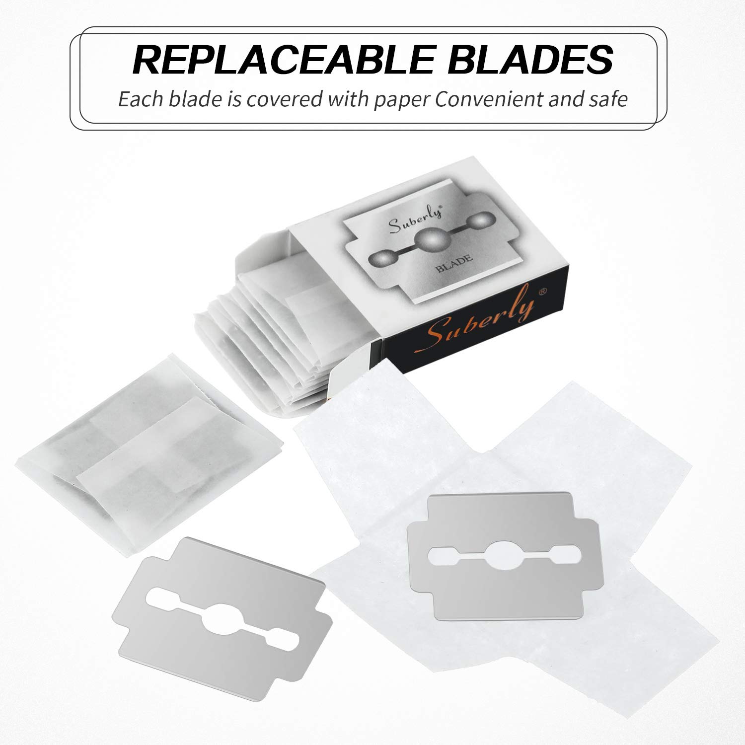 200 Pieces Callus Shaver Replacement Blades Corn Plane Blades Stainless Steel Blades for Removing Callus Foot Care and Pedicure Tools : Beauty