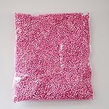 Pack of 2 Mini Styrofoam Foam Balls 0.1-0.18 Inch For Slime, Floam, Fillers, Household School Arts Crafts (2x10000 Foam Balls) (Hot Pink)