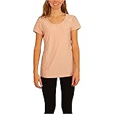 Reebok Womens Reversed Marled Basic T-Shirt