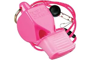 Fox 40 Classic CMG Whistle with Lanyard Referee-Coach, Safety Alert-Pink