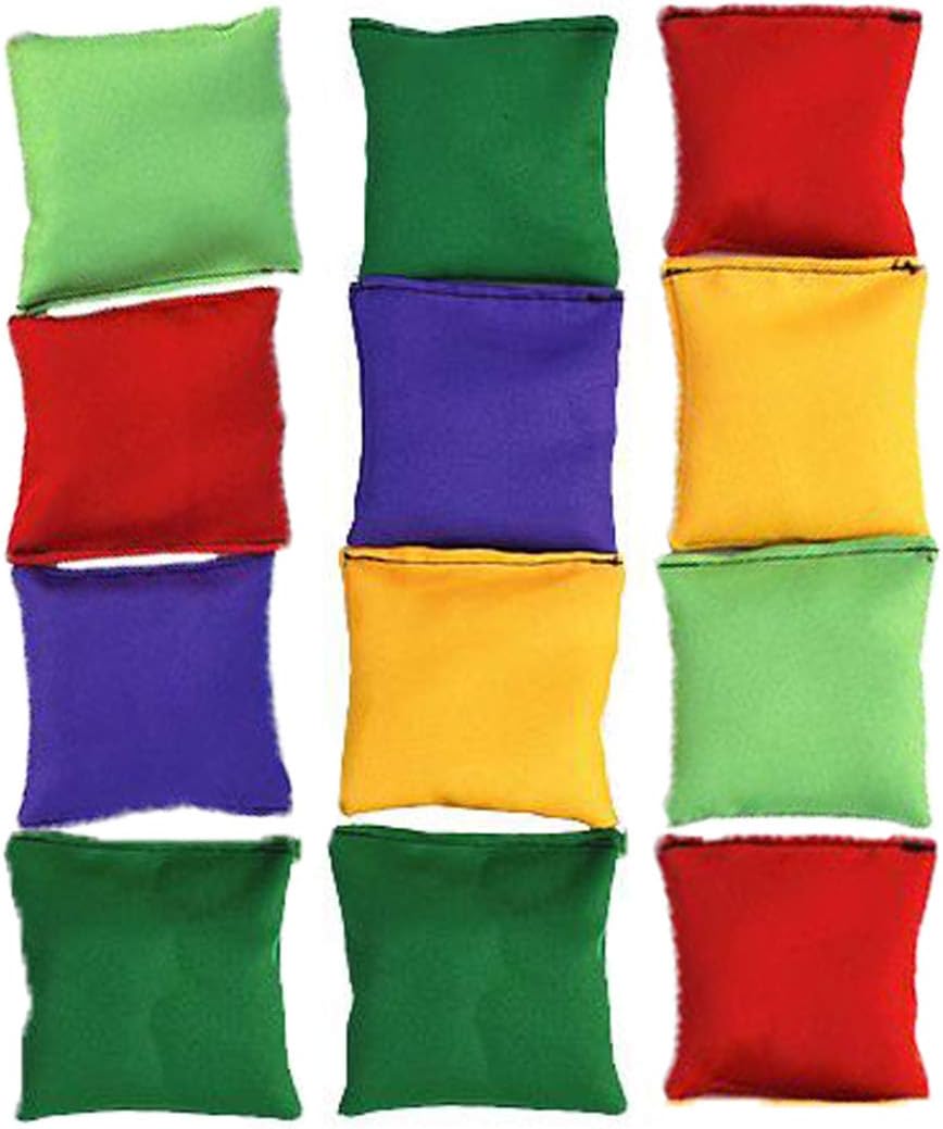 Halloluck 12 Pack 2 inch Nylon Bean Bags Children Family