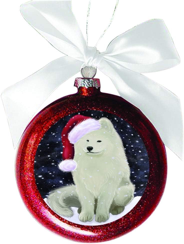 samoyed christmas ornament