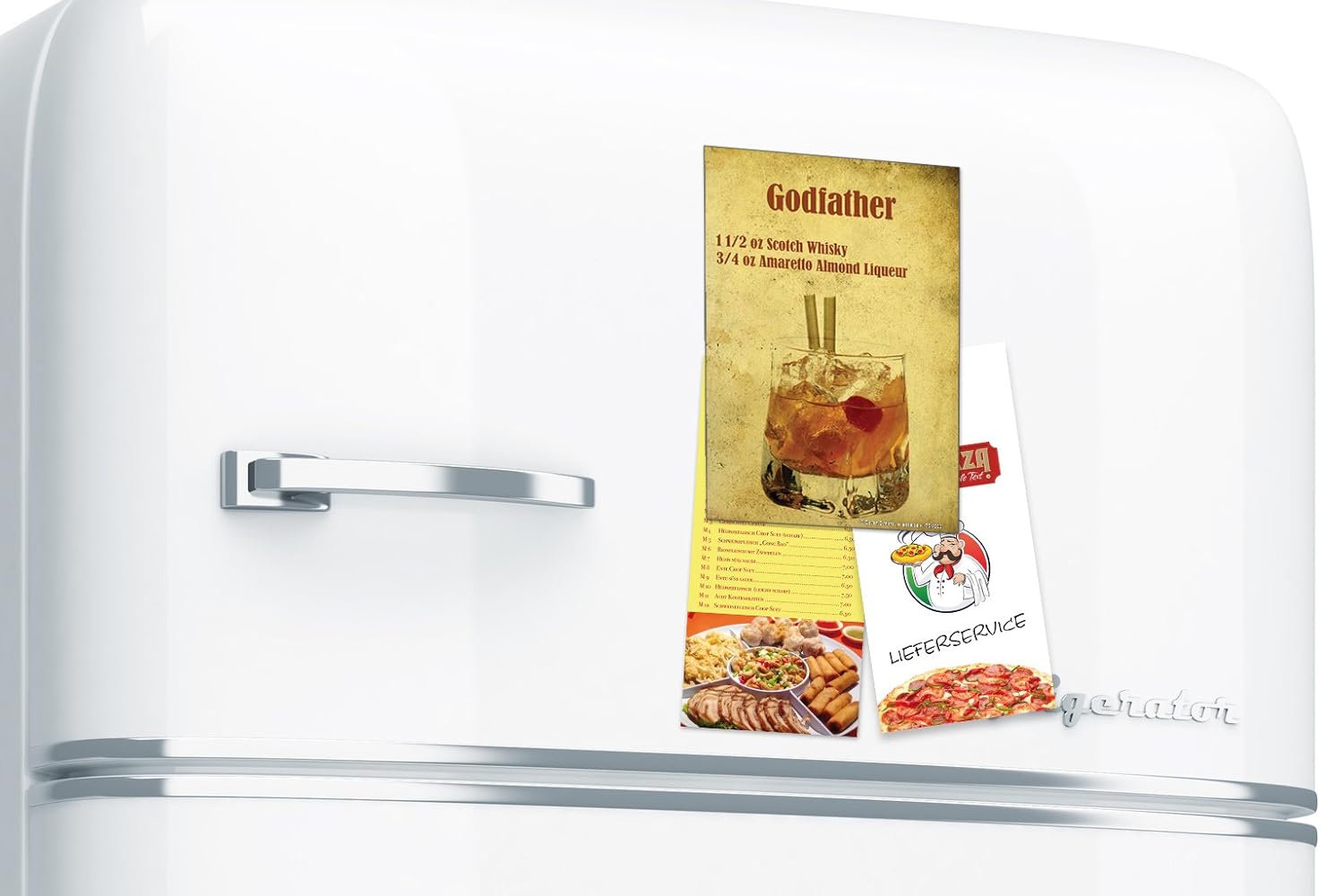 Iman Nevera Nostalgic Alcohol Retro Coctel Godfather: Amazon.es: Hogar