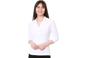 Nozone 3/4 Sleeved Tuscany Equestrian Shirt, Quarter Zip Polo for Women, UPF 50+