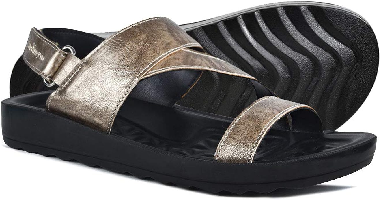 strappy sandals with arch support