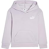 PUMA girls Essential Basics Logo Pullover Hoodie, Fleece Sweatshirt, Large Front Pocket
