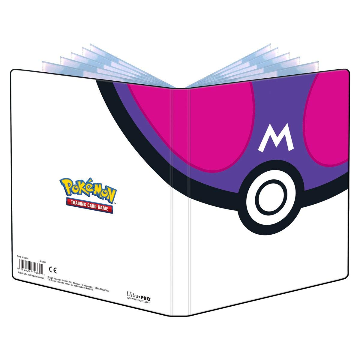 Ultra Pro - 4 Pocket Portfolio - Pokemon Master Ball