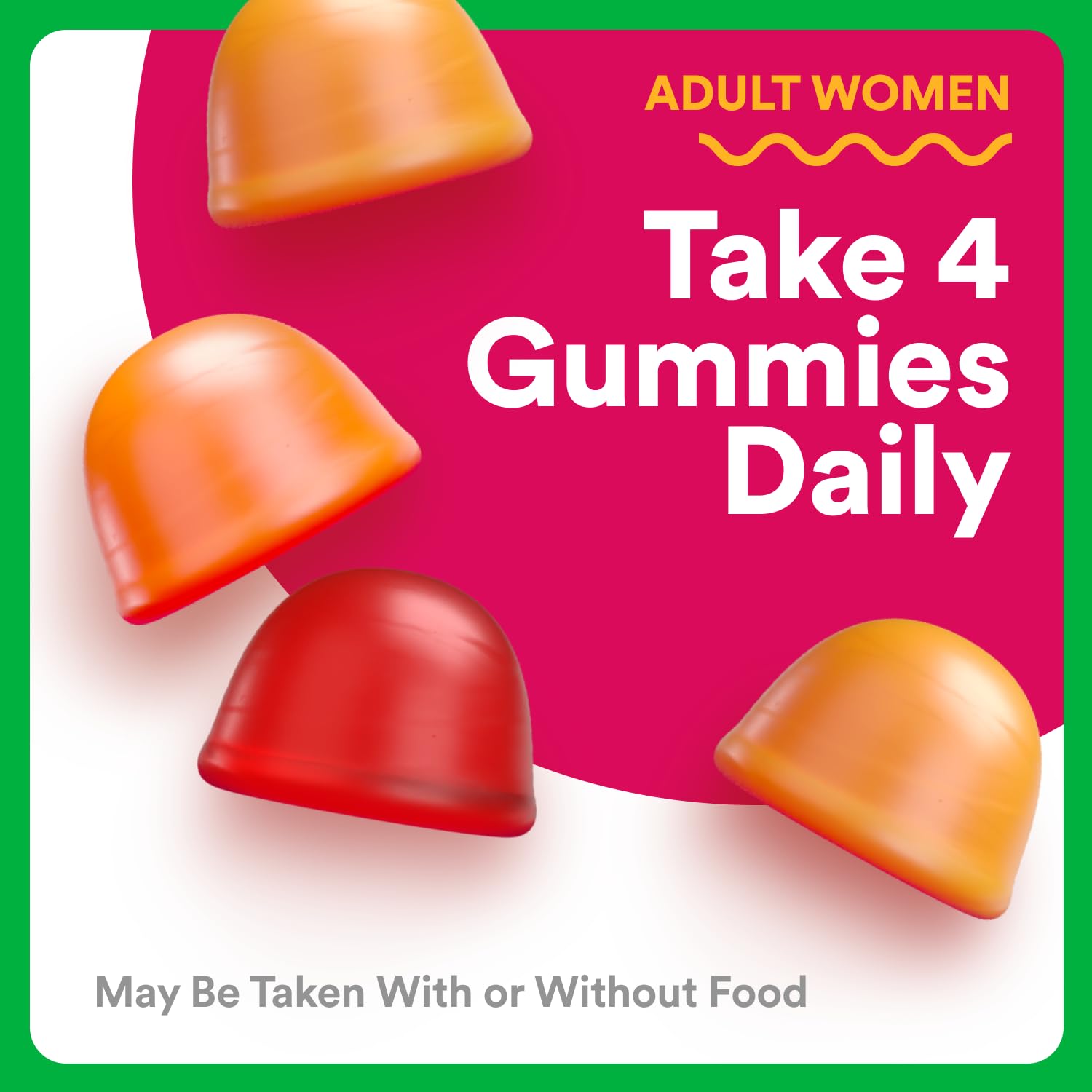 SmartyPants Organic Women's Multivitamin Gummies: Biotin, Methylfolate, Omega 3 (ALA), Vitamin D3, C, Vitamin B12, B6, A, K & Zinc, Inositol, Gluten Free, Vegetarian, 120 Count (30 Day Supply)
