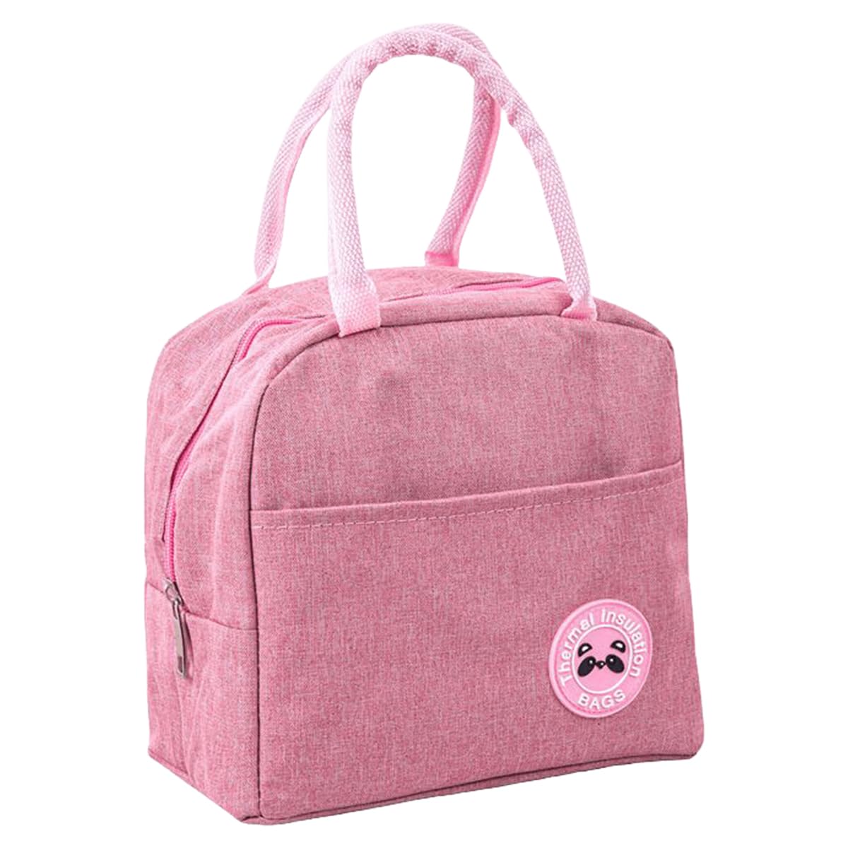 FAVORTALK Lunch Bag for Women for Work & School Lunchbag Lightweight Thermal Leak-Proof Lunch Organizer for Picnic Insulated Lunch Bags Pink Lunch Tote with Handle, B32814