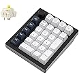Keychron Q0 Max Wireless Custom Mechanical Numpad, 2.4 GHz/Bluetooth 5.1/Wired QMK Number Pad, RGB Hot-Swappable with Gateron Banana Switch for Laptop Mac Windows Linux - Black
