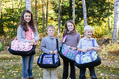 Olive Kids Trains, Planes and Trucks Overnighter Duffel Bag